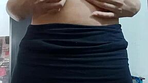 Feeling so drawn to this innocent girl's perfect tits on spy cam teen 18+.