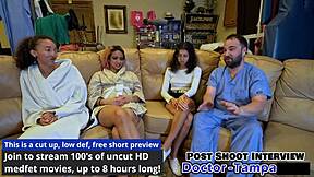 dr tampa asks which nurse goes first with aria nicole, channy crossfire, and genesis