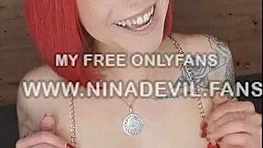 Hey, check out sexy teen Nina stripping in jeans for a hot date! 🔥👖