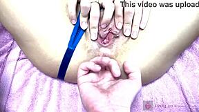 TEEN In Beautiful Lingerie CUMS From ANAL FINGER Masturbation POV Free!