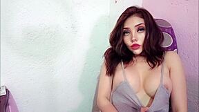 Horny Latina Teen Masturbates With Toys In Corner Alone At Home Until Wet Pussy Squirts Orgasm And Creampie Fantasy Hits