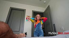 Blonde Teen Stepdaughter Hints At Taboo Cock Play With Daddy In Pov