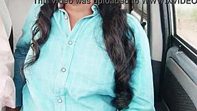 Teen big boobs college girl, why are you romancing with nabar uncle in the car using all that dirty talk?