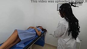 i fuck my colombian patient with cute vagina in doggystyle.