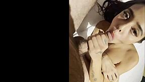 Oh gosh, I'm like this 18 year old tiny teen takin' my first white cock... with that latina casting director Manuela Restrepo, ya know?