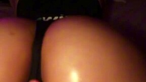 latina riding screams while taking big cock in shaved cameltoe pussy during interracial homemade sex with muscular bodybuilder