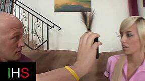 wonderful very beautiful blonde gets fucked by a very hot male with blowjob and rimjob in missionary