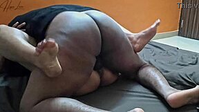 Little chubby Asian teen girlfriend spreads legs for passionate missionary creampie with big cock in homemade quickie.