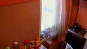 I can't believe this horny perv is bonking that tight pussy girl rough on webcam like that