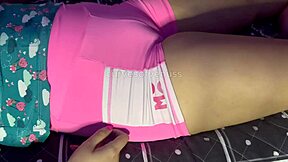 i caught my poorly raised stepdaughter with her pussy marking so she got what she deserved