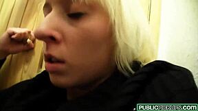 In this public pickup, Laura the punk milf gets a hardcore anal fuck with facial cumshot outdoors.