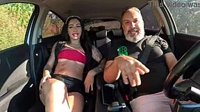 Kah Resende, the Brazilian DJ with Big Ass, Dances and Twerks in Lingerie on Public Street