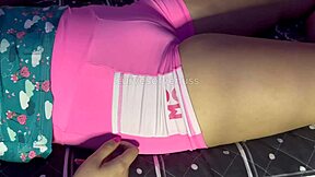 i caught my poorly raised stepdaughter with her pussy marking so she got what she deserved