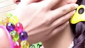 Why is Selina 18 rubbing and licking her lesbian friend's pussy with tongue for orgasm?