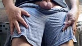 bad wolf28, that naughty european guy, flashes his big cock solo in crazy exhibitionist fetish videos and photos outdoors