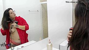 Metendo minha rola grossa dentro do bucetão dessa bbw petite com big tits e big ass 😈🍆. She's sucking that big black cock like a pro!