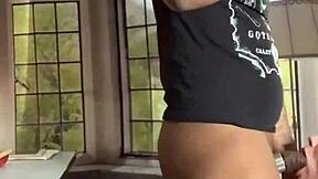 my neighbor cheats on her husband and squirts wildly all over me during intense foot fetish play