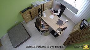 Loan4k Loan Agent Fucks Czech Teen Customer As He Wants And Comes On Her Face!