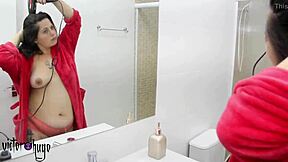 Metendo minha rola grossa dentro do bucetão dessa bbw petite com big tits e big ass 😈🍆. She's sucking that big black cock like a pro!