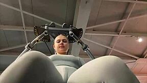 oh i masturbate so hard in the gym with my big natural tits bouncin everywhere til orgasm hits