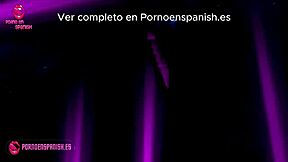 Babysitter engages in taboo acts with teen in detailed Spanish subtitled scenario.