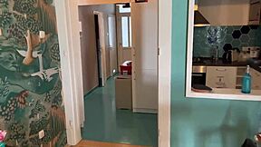 two teen models deepthroat and fuck old photographer backstage