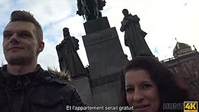 Hunter Watches Girlfriend Enjoy Intense Moment with Wealthy Stranger