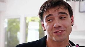 Young Guy Gets Reverse Gangbanged by Five Huge Boobs Blonde Milfs in Wild Group Sex Session