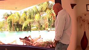 You ready for this 18 year old brunette banged by older man swallowing cum?