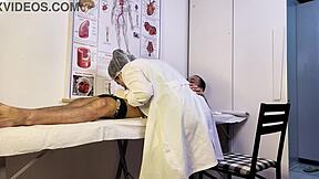 Patient Gets Hard For Naughty Nurse In Dirty Exam!