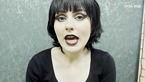 Horny goth Mavis Dracula uses her seductive charm to draw you into a playful cosplay adventure