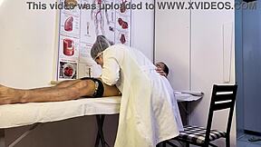 Patient Gets Hard For Naughty Nurse In Dirty Exam!