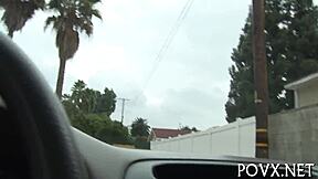 jennifer white seduces for a fresh pov blowjob and hardcore fucking in this european teen sex scene