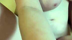 18yo Amateur With Pale Huge Natural Tits Cums Hard All Over Her Stuffed Panties - The Panty Bank Used Panties