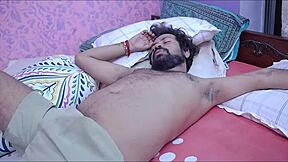 exotic desi indian wife with big natural tits seduces husband for hard creampie fuck