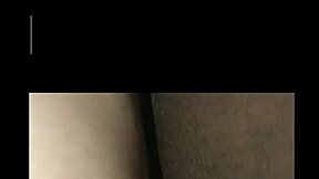 The black couple engages in intense action leading to creampie. He fills her petite ebony pussy with cum while she moans wetly.