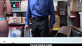 i got caught as a thief in the garage and now i'm bent over taking that monster cock punishment