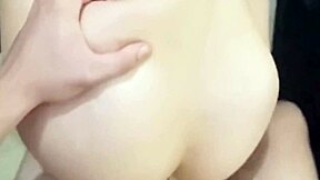 my skinny 18-year-old roommate pays rent with intense anal sex. she rides cowgirl and takes it doggystyle until creampie.