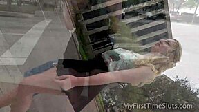 Lila Frey, ready for your first public fuck with that big black cock outdoors?