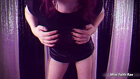 Hey loser, you're under my goth goddess spell with ass worship and humiliation in these shorts.