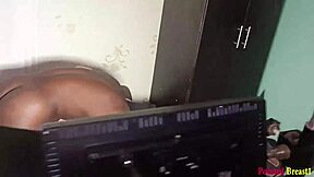 i'm a teen in hijab surrendering my shaved pussy to that big monster cock as sallah gift on sofa