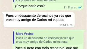 Doña mary me da unos sentones porque se sentía sola