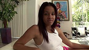 Petite Cute And Sexy Gets Wet Pussy Fucked To Dripping Orgasm!