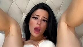 Teen American exchange student masturbates solo with toys to orgasm in high-definition POV