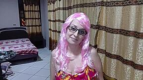 le pague a esta universitaria para que haga un casting y tome leche de un desconocido