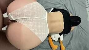 The student couldn't resist her neighbor's advances anymore.