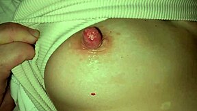 The petite teen 18+ felt tired of fucking so she let him jerk off on her tight pussy instead.