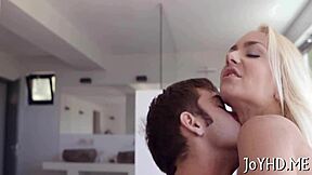 Oh wow, this barely legal teen totally loves licking pussy and getting pounded hard in rough sex