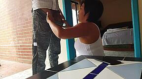 escaped with my step-nephew for some deepthroat sucking fun