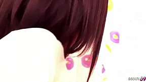 Petite japanese step-sister, you're caught masturbating, now seduce me to first time blowjob